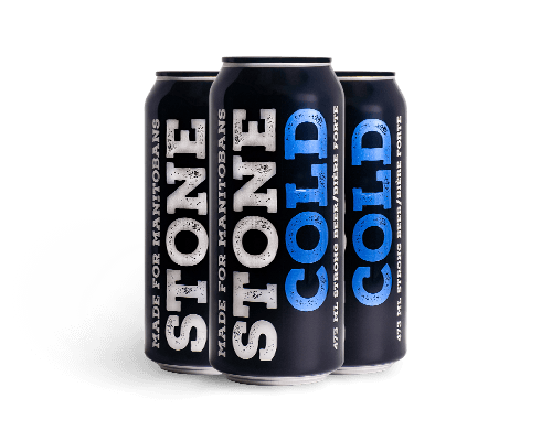 Cans of Stone Cold from Fort Garry Brewing