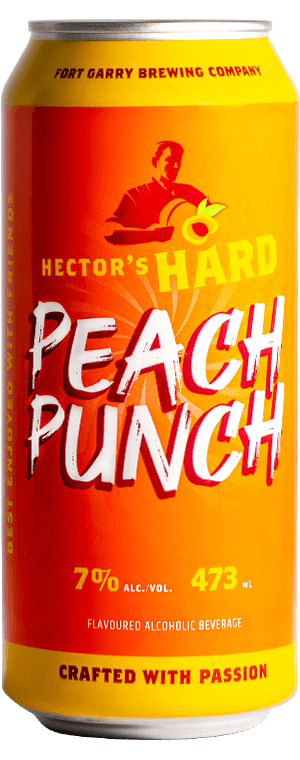 Hector's Hard Peach Punch Can