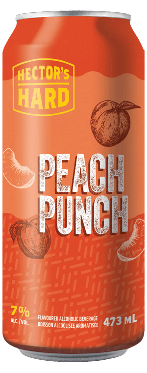 Hector's Hard Peach Punch Can