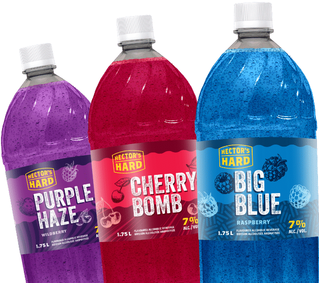 Hector's Hard Assorted Flavours in 2 Litre Bottles