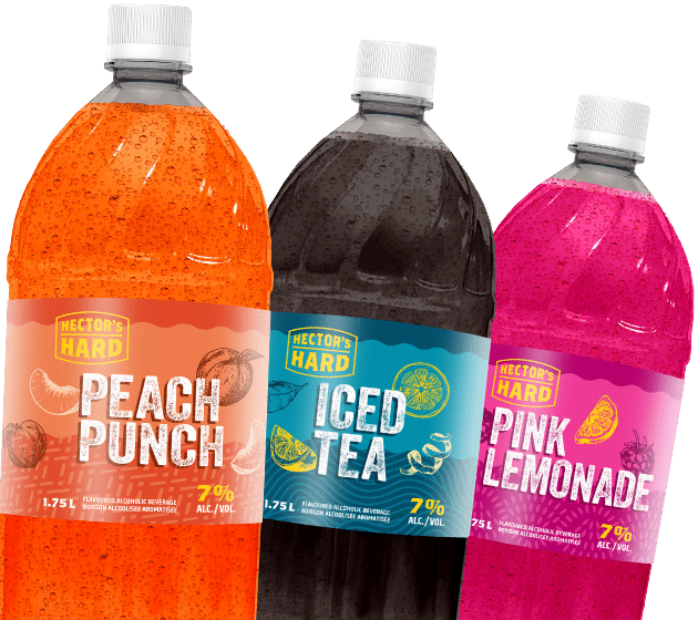 Hector's Hard Assorted Flavours in 2 Litre Bottles